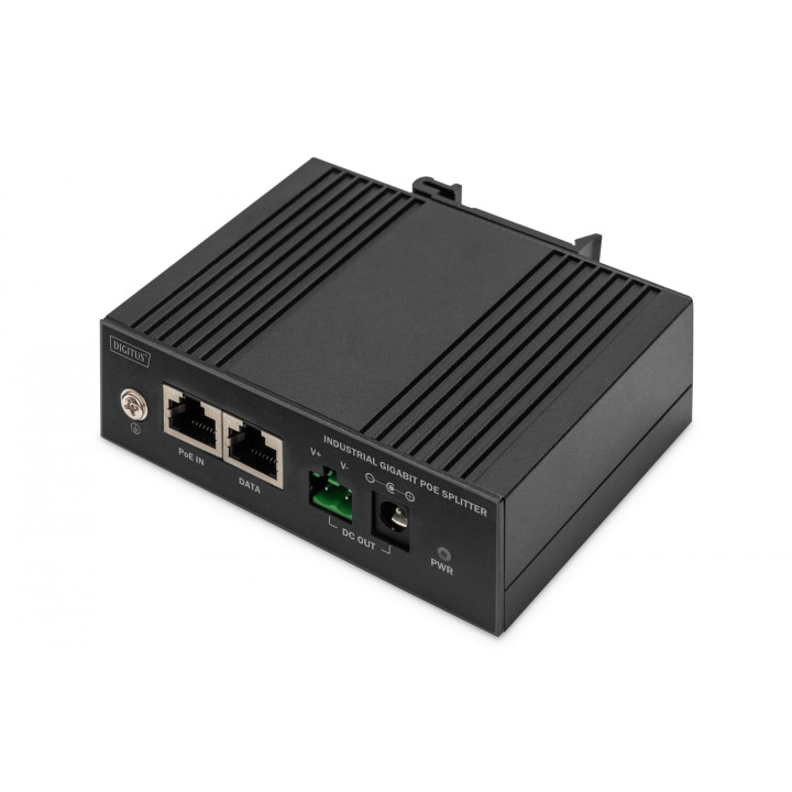 DIGITUS DN-651140 Industrial PoE Splitter, DIN Rail, 60W, IEEE802.3at/af