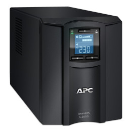 APC Smart-UPS C SMC2000I 2000VA/1300W UPS, 230V, 7 Outlets, USB, Black