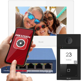Kit d'interphone vidéo Hilook par Hikvision IP-VIS-Pro-W