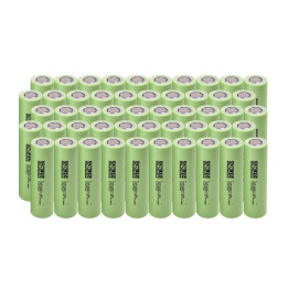 Green Cell 50x 18650 Battery Cells 2900mAh 3.7V NMC Li-ion Rechargeable (50GC18650NMC29)