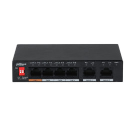 Dahua PFS3006-4ET-60-V2 6-Port 10/100Mbps Unmanaged Desktop PoE Switch