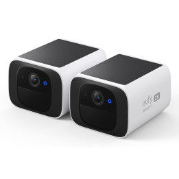 Eufy SoloCam S220 (2-Cam Pack) Cube IP Security Camera Indoor/Outdoor White