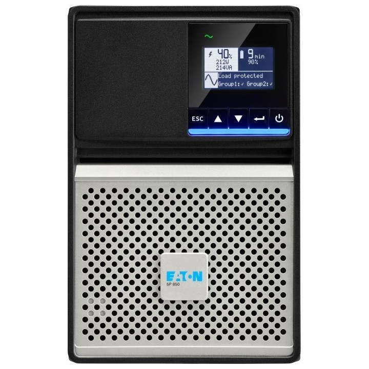 Eaton 5P850IG2 UPS 850VA/600W Line-Interactive Tower, 6x C13 Outlets