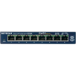 Netgear GS108GE 8-Port Gigabit Ethernet Unmanaged Switch
