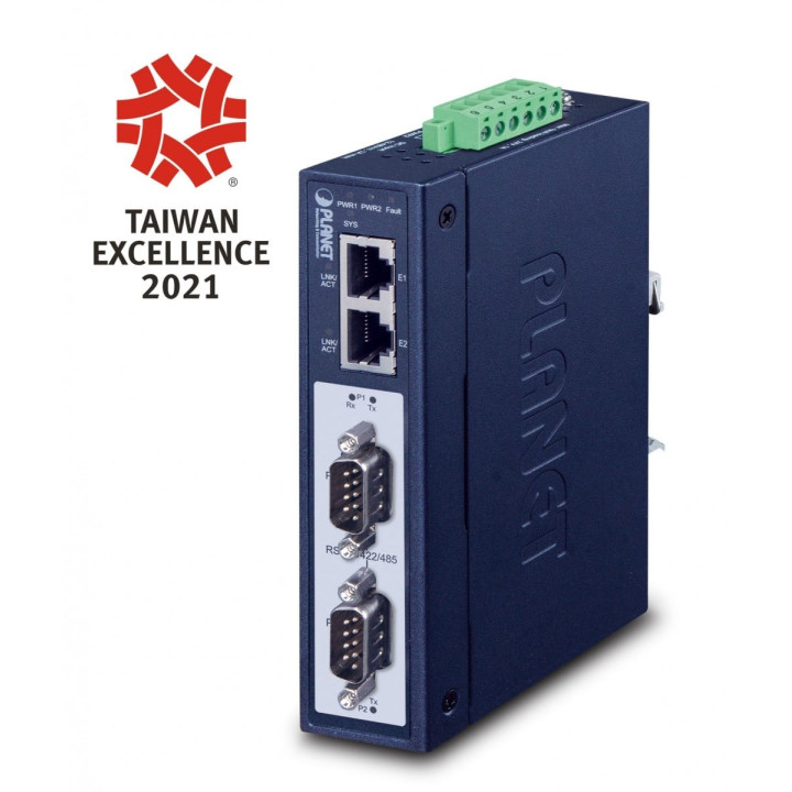 PLANET IMG-2200T Przemysłowa 2-portowa bramka Modbus RS232/RS422/RS485