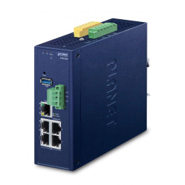 PLANET IVR-300 Industrial 5-Port RS-485 Metal DIN-Rail Switch