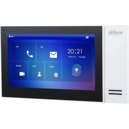 Dahua VTH2421FW-P 7" IP Touchscreen Monitor, 1024x600, PoE, Alarm Integration, 8GB Storage