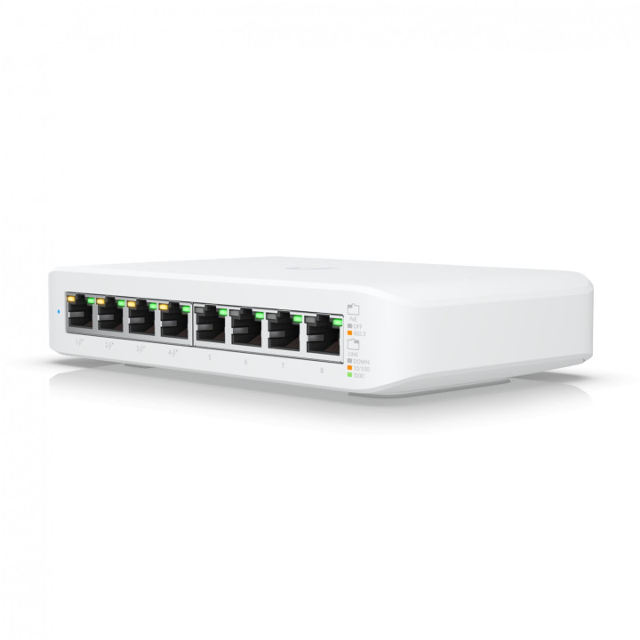 Ubiquiti UniFi Switch Lite 8 PoE (USW-LITE-8-POE) - Switch PoE Gigabit géré
