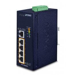 PLANET IGS-504HPT Commutateur Gigabit PoE+ industriel 4 ports (120 W, 12-56 V CC, IP40)