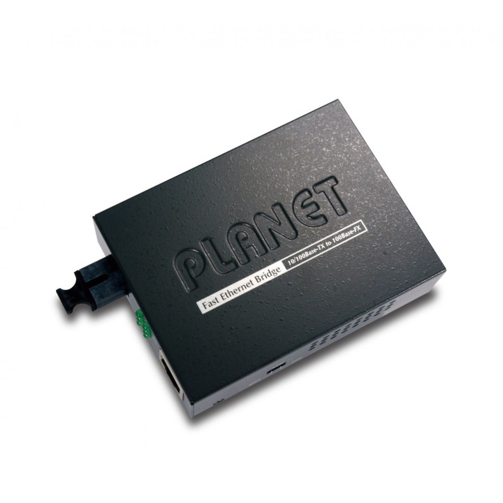 PLANET FT-806B20 10/100TX to 100Base-FX (WDM) Bi-directional Fiber Converter - 1550nm - 20km