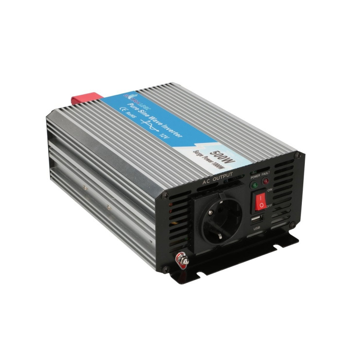 Extralink EX.18075 Car Voltage Converter 12V to 230V 500W Pure Sine Wave Inverter