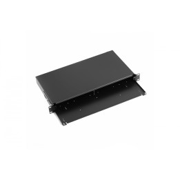 DIGITUS DN-96200-BL-QL Fiber Optic Cross-Connect Panel, 19" 1U, Retractable, Black
