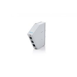 DIGITUS DN-96893 Angular Fiber Optic DIN Rail Splitter, 6 SC DX/LC Quad, Grey