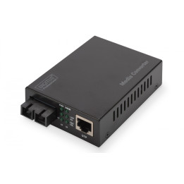 DIGITUS DN-82120-1 Gigabit Ethernet Media Converter, Multimode SC, 850nm, 0.5km
