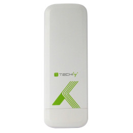 Techly I-WL-CPE880 Zewnętrzny CPE/punkt dostępowy/wzmacniacz 5,8 GHz 15 dBi 300 Mb/s
