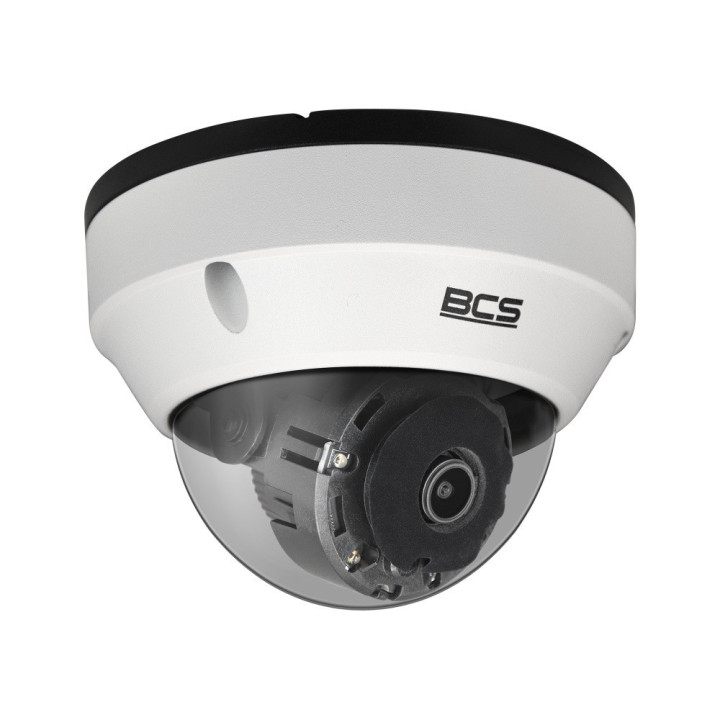 Caméra dôme IP BCS BCS-U-DIP38FSR3 8MP, 4K, PoE, IR 30 m, IP67, IK10
