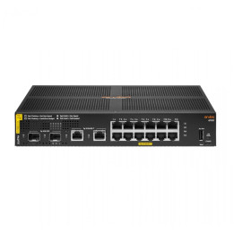 HPE Aruba 6100 12G Class4 PoE 2G/2SFP+ 139W Managed L3 Gigabit Ethernet PoE Switch (JL679A)