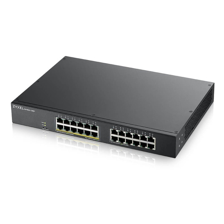 ZyXEL GS1900-24EP-EU0101F 24-Port Gigabit L2 Smart Managed PoE Switch, 130W