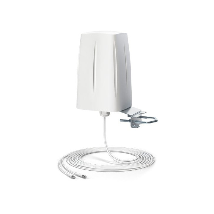 Antenne omnidirectionnelle QuWireless QuOmni AO5G2U-1 5G/LTE MIMO 2x2, 10 m, SMA, version américaine