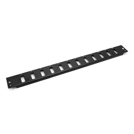 DIGITUS DN-96201-BL-QL Fiber Optic Front Plate 12x SC Duplex 1U Black
