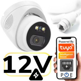Tuya Outdoor Security Camera 5MP 2.8mm IP66 POE 12V ONVIF Ethernet
