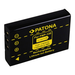 Patona PT1017 Replacement Battery for Fuji NP-120 1700mAh Li-Ion Camera Battery