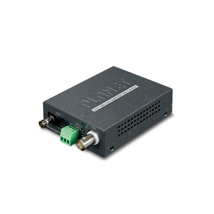 PLANET VF-101G-KIT 1-Channel Gigabit Fiber Media Converter (ST, 20km, Pair)