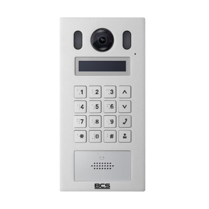 BCS BCS-PAN9211S-S Dual-System External Panel TCP/IP/SIP for Multi-Family Buildings
