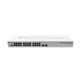 MikroTik CRS326-24G-2S+RM L2 Managed Gigabit Switch, 24x Gigabit + 2x SFP+