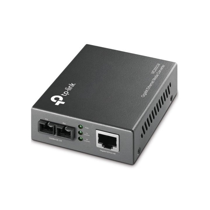 TP-Link MC200CM 10/100/1000 Mbps RJ45 to 1000 Mbps Multi-mode SC Fiber Converter
