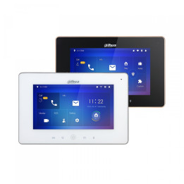 Dahua VTH5221DW-S2 7" Touchscreen Monitor, 1024x600, IP Monitoring, Alarm Integration, Wi-Fi, PoE
