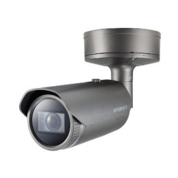 Hanwha Vision XNO-9082R Caméra de sécurité IP Bullet 8 MP 4K, intérieur/extérieur, gris