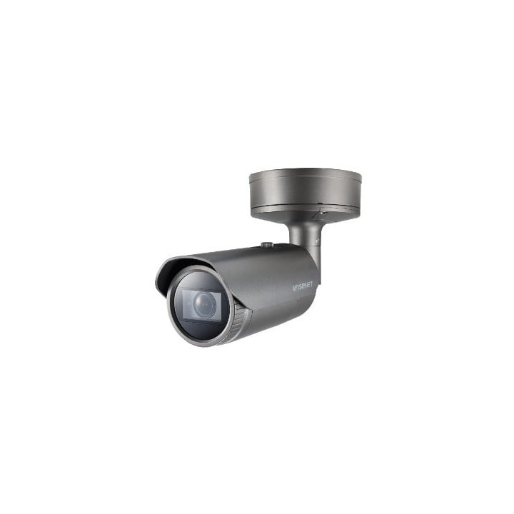Cámara de seguridad IP tipo bala Hanwha Vision XNO-8082R de 6 MP