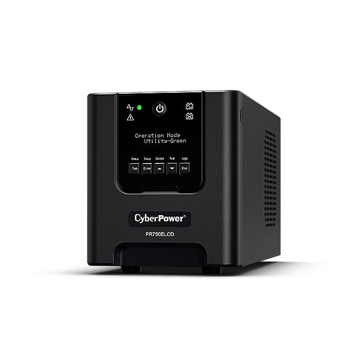 CyberPower PR750ELCD UPS 0.75 kVA / 675 W, 6 Outlets