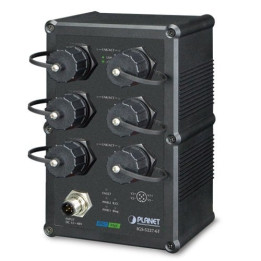 PLANET IGS-5227-6T Switch Ethernet industriel géré IP67 L2+, 6 ports Gigabit, -40~75°C