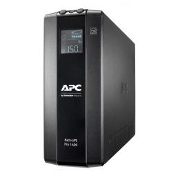 APC Back-UPS Pro BR1600MI 1600VA / 960W Line-Interactive UPS, 8 Outlets, AVR, LCD