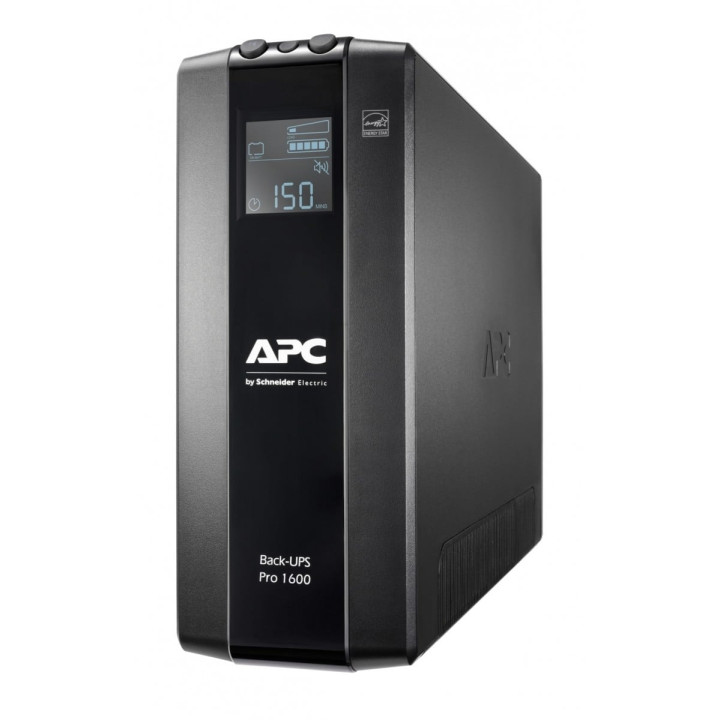 APC Back-UPS Pro BR1600MI 1600VA / 960W Line-Interactive UPS, 8 Outlets, AVR, LCD