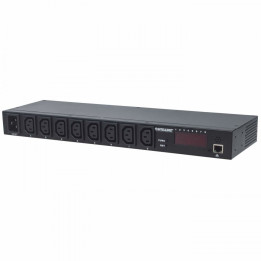 Intellinet 163682 19" Intelligent 8-Port PDU with Temperature & Humidity Sensor