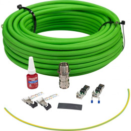 AXIS 03309-001 Cat6a Networking Cable 10m Green