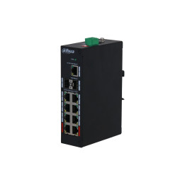 Conmutador Dahua PFS3211-8GT-120-V2 - 8 puertos, Gestionado, PoE, Gigabit
