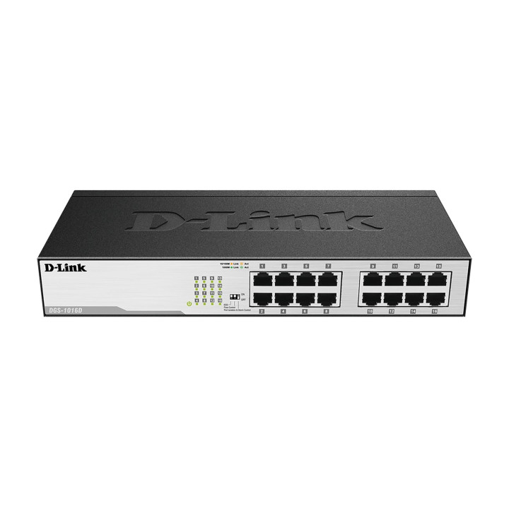 D-Link DGS-1016D Unmanaged Gigabit Ethernet Switch 16-Port 1U Rackmount