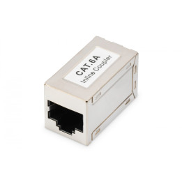 DIGITUS DN-93905 CAT6A Modular Coupler, Full Shielded RJ45 to RJ45