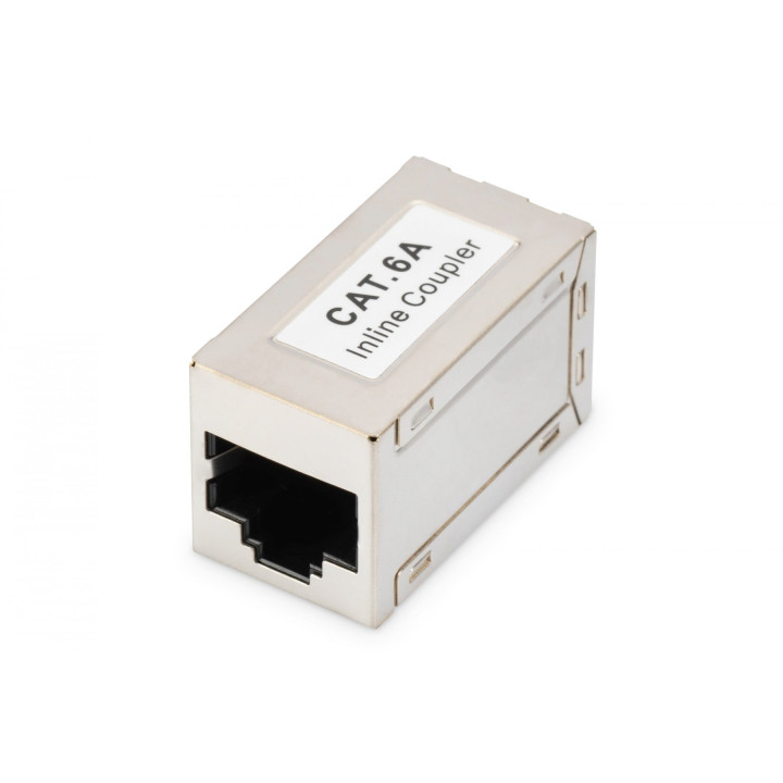 DIGITUS DN-93905 CAT6A Modular Coupler, Full Shielded RJ45 to RJ45