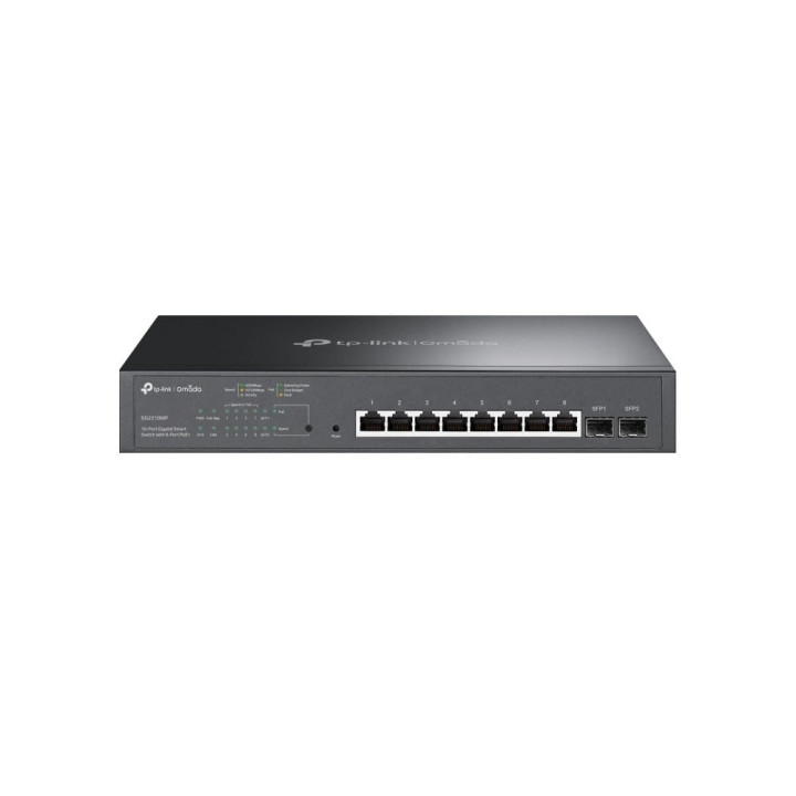 TP-Link ::10p TL-SG2210MP (8x10/100/1000Mbit 2xSFP, 8xPoE+)