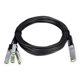 PLANET CB-QSFP4X25G-3M 100G QSFP28 to 4x25G SFP28 Breakout Cable, 3m, Black