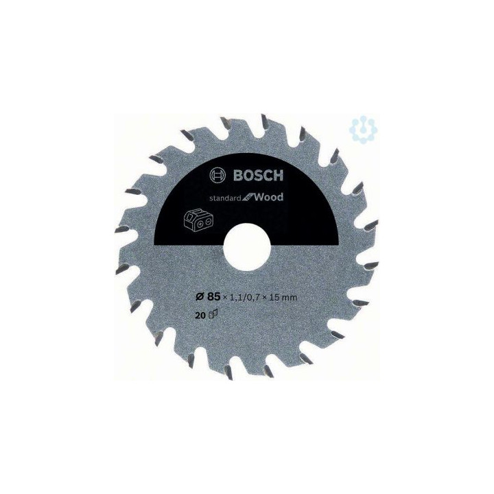 BOSCH 2608837666 Standard do piły tarczowej do drewna 85x15x1,1/0,7mm 20T