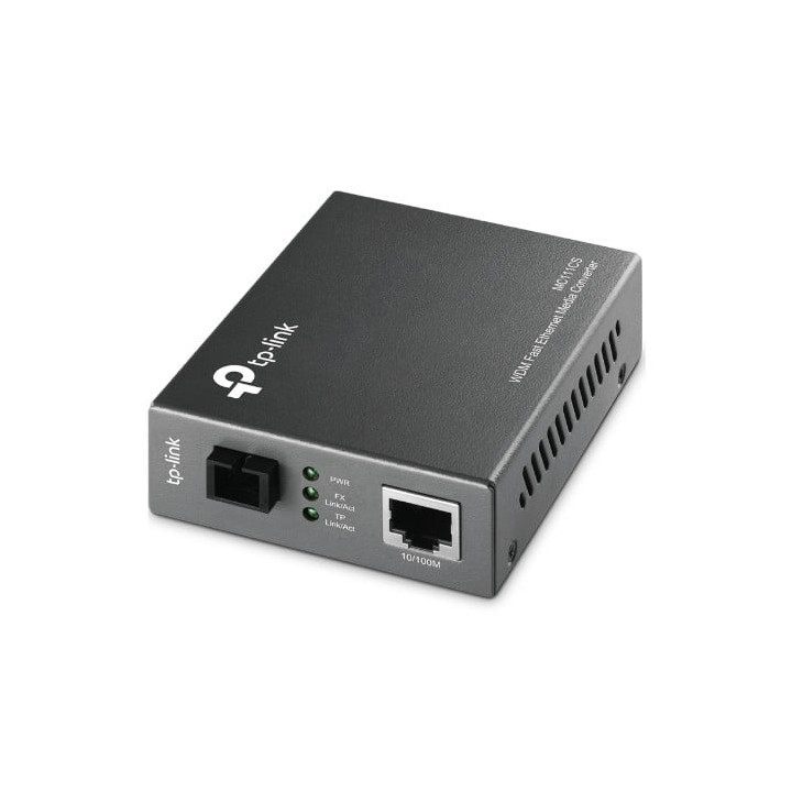 TP-Link MC111CS 10/100 Mbps RJ45 to 100 Mbps Single-mode SC WDM Bi-Directional Fiber Converter