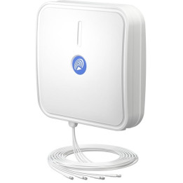 Antenne directionnelle QuWireless AP5G4-1 QuPanel 5G/LTE HP MIMO 4x4 avec câble de 10 m, SMA