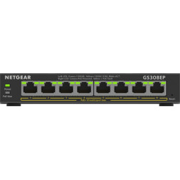 NETGEAR GS308EP-100PES Conmutador PoE+ Gigabit Plus de 8 puertos