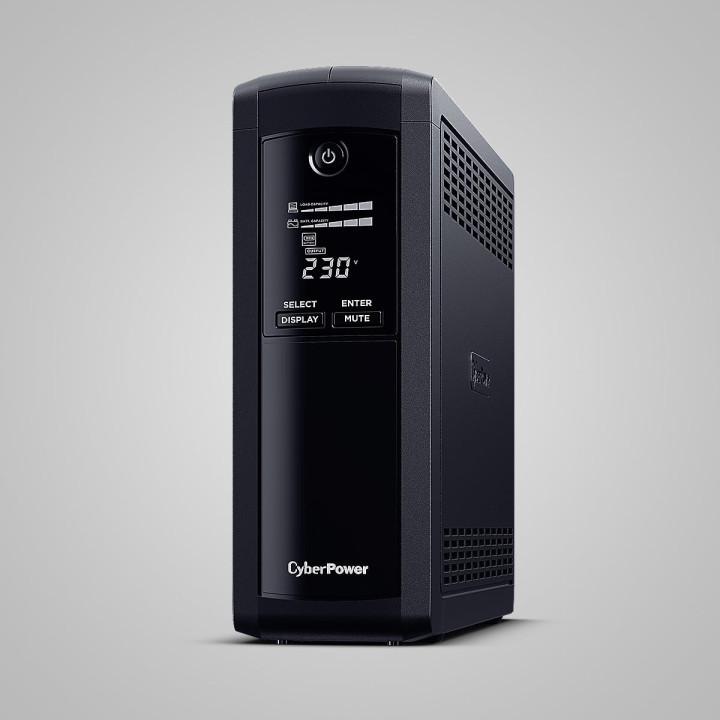 CyberPower VP1200ELCD-FR Line-Interactive UPS 1200VA/720W, 5 Outlets